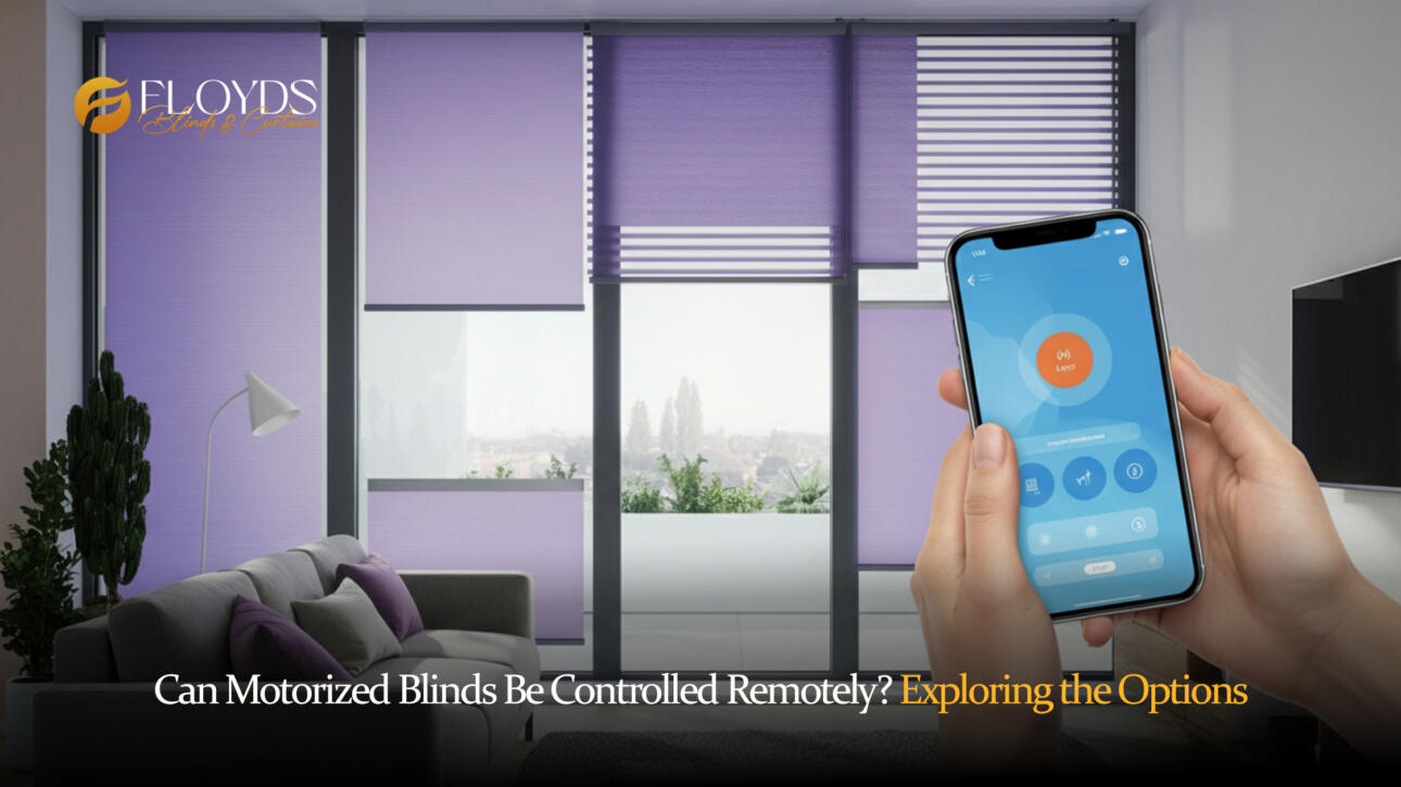 remote controlled motorized blinds